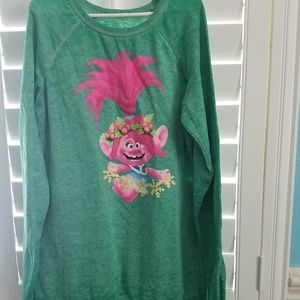 Dreamworks Trolls Lightweight Sweatshirt Girls XL